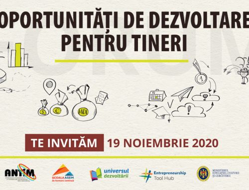 OPORTUNITĂȚI DE DEZVOLTARE PENTRU TINERI